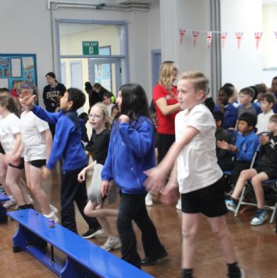 Olympian meets Merton!